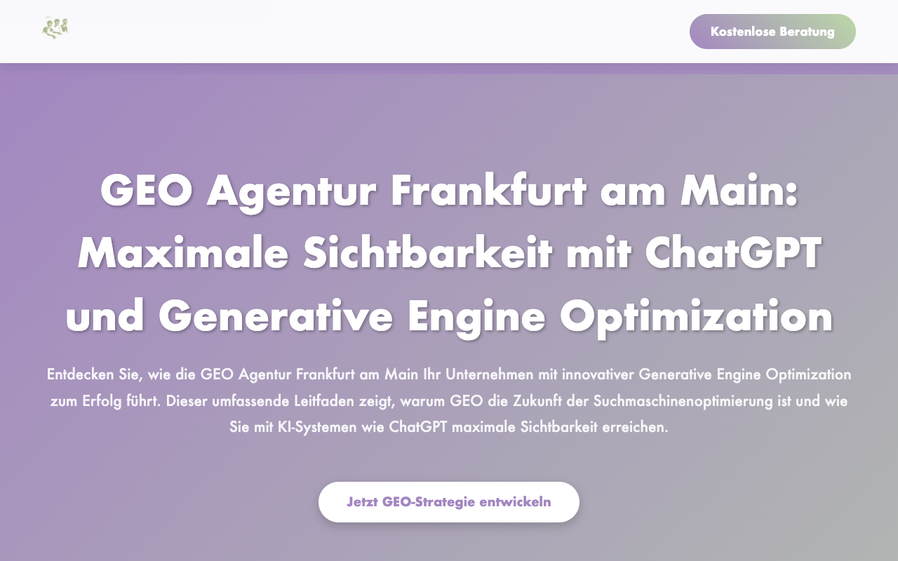 GEO Agentur Frankfurt am Main: Maximale Sichtbarkeit mit Cha Profilbild
